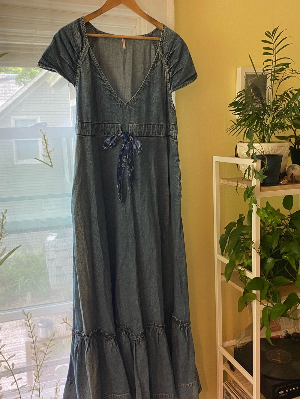 Free People | Denim Maxi Dress - Picture 8 of 8